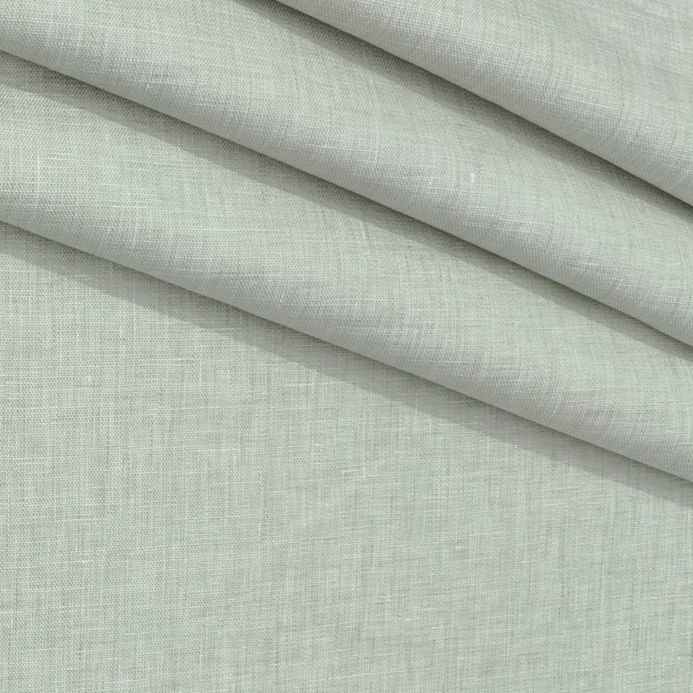 Trouser Fabric Donear Premium 60Lea×44Lea 100% Linen Slub Colour Gin Green